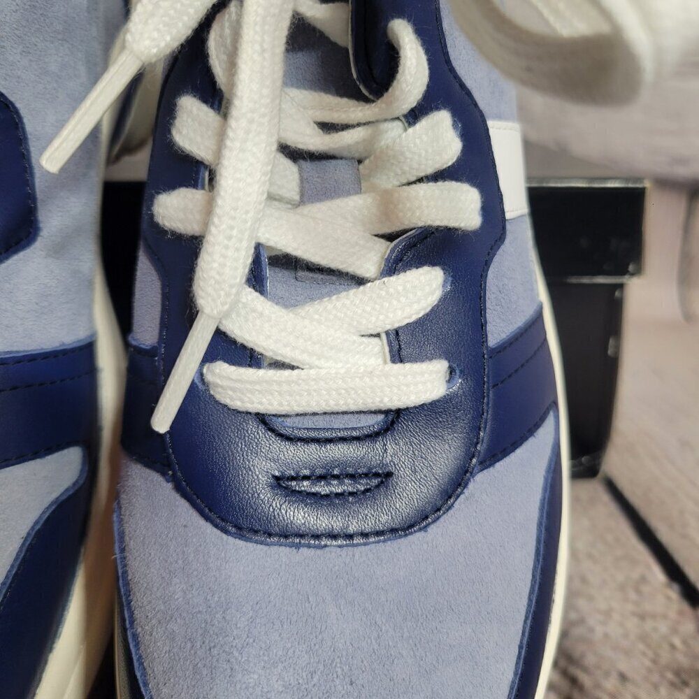 Lauren Ralph Lauren Rylee Leather & Suede Sneaker - Picture 2 of 10